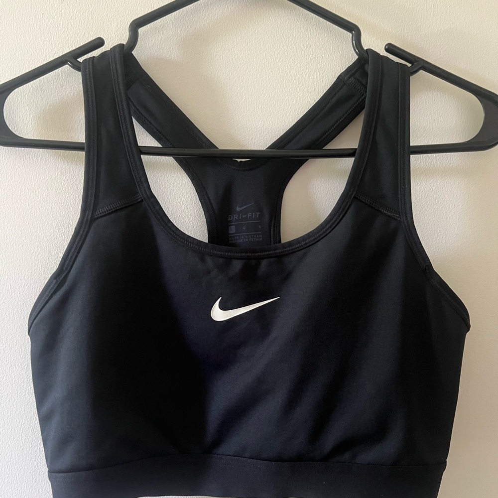 Nike Black Racerback Sports Bra